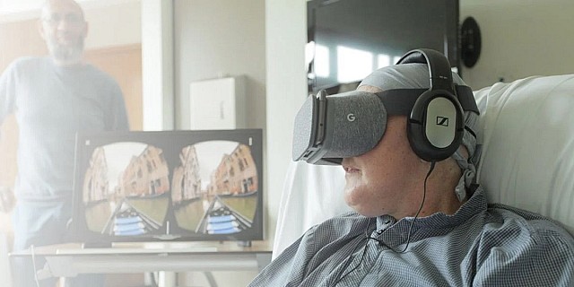 realtà virtuale paziente