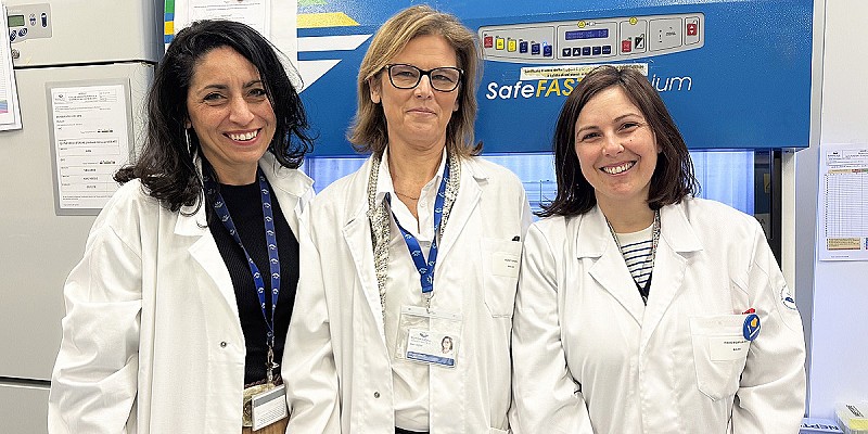 Giusi Prencipe, Chiara Agrati ed Eva Piano Mortari